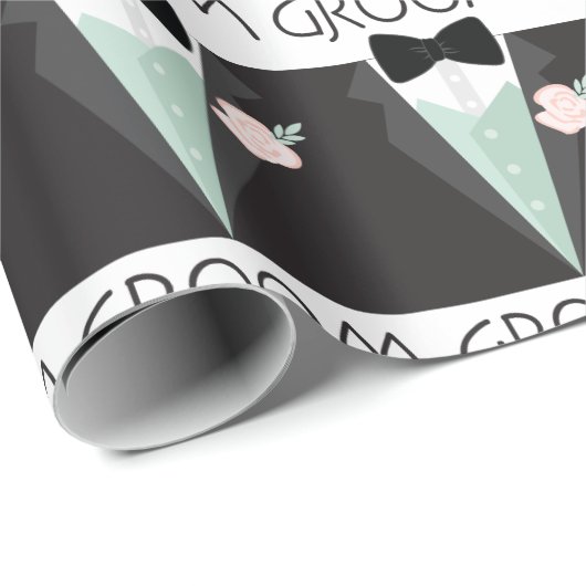 Groom Geschenkpapier (Rolleneckpunkt)