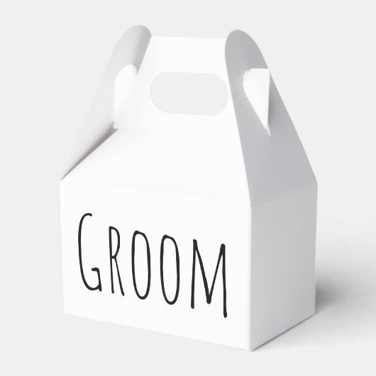 Groom Geschenkschachtel (Rückseite)