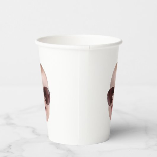 Groom-Gesicht Junggeselinnen-Abschied Dekorationen Pappbecher (Rechts)