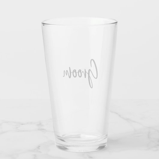 Groom Glas (Rückseite)