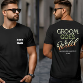 Groom Goes Wild Bachelor Party T-Shirt