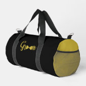 GROOM Gold Black Duffle Bag (Rechte Ecke)