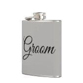 Groom Gray und Black Flachmann (Links)