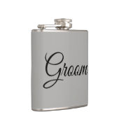 Groom Gray und Black Flachmann (Rechts)