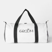 GROOM Gray White Duffle Bag (Vorderseite)
