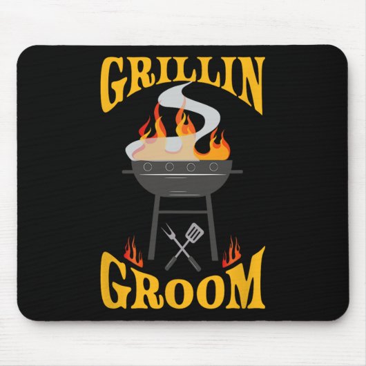 Groom Grillen Grill Smoker und Grill Koch Mousepad (Vorne)