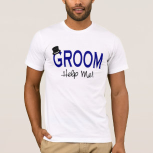Groom hilft mir Blue T-Shirt