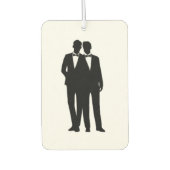 Groom-Hochzeit Autolufterfrischer (Vorderseite)
