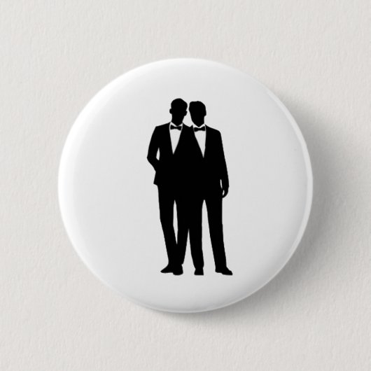 Groom-Hochzeit Button (Vorderseite)
