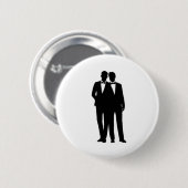 Groom-Hochzeit Button (Vorne & Hinten)