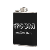 Groom | Hochzeit Flachmann (Links)