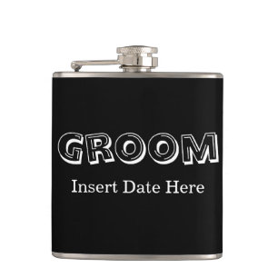 Groom   Hochzeit Flachmann