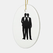 Groom-Hochzeit Keramikornament (Links)