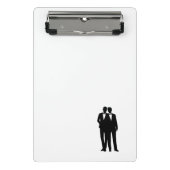 Groom-Hochzeit Mini Klemmbrett (Vorderseite)