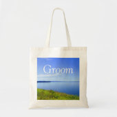 Groom Hochzeit Tote Tasche. Grand Teton Nationalpa Tragetasche (Vorne)
