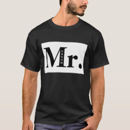 Groom Hoher Kontrast Schwarz/Weiß Minimalistisch T-Shirt