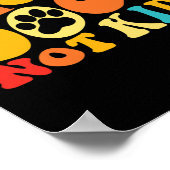 Groom Hunde Kids Funny Hunde Niedlich Meme Groovy Poster (Ecke)
