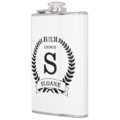 Groom Initial Flachmann (Links)