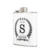 Groom Initial Flachmann (Links)