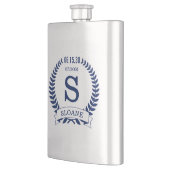 Groom Initial Flachmann (Links)