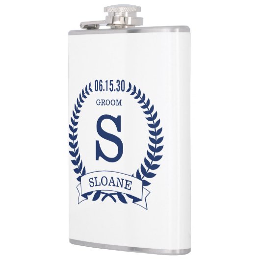 Groom Initial Flachmann (Links)