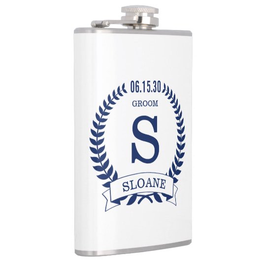 Groom Initial Flachmann (Rechts)