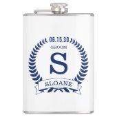 Groom Initial Flachmann (Vorderseite)