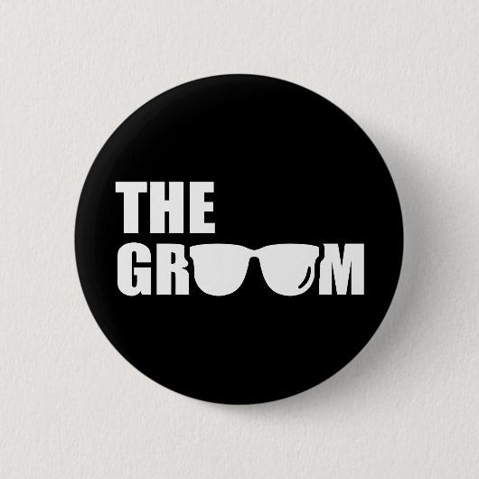 Groom-Junggeselle Button (Vorderseite)