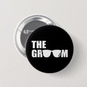 Groom-Junggeselle Button (Vorne & Hinten)