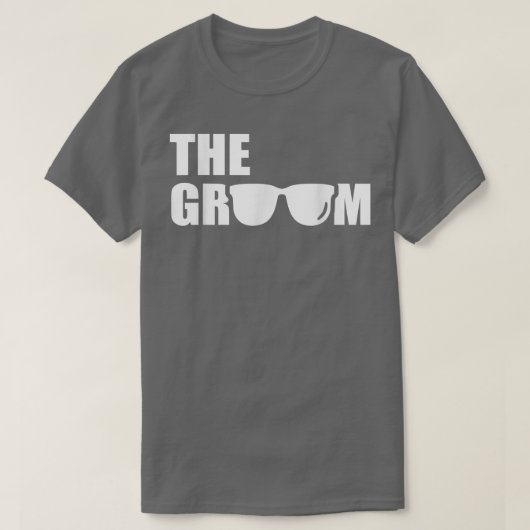 Groom-Junggeselle T-Shirt (Design vorne)