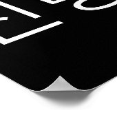 Groom Korean Hangul Sinrang Korean Fiancé Matching Poster (Ecke)