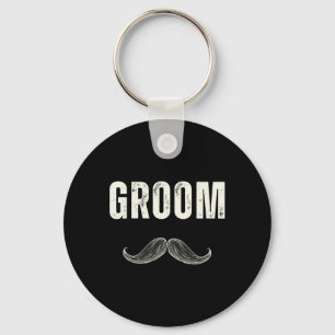 Groom-Kostüm mit Mustache - Groom-Party Schlüsselanhänger