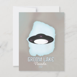 Groom Lake Nevada Reiseposter