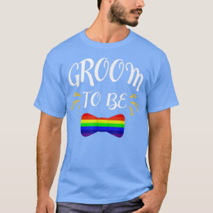 Groom LGBT Gay Wedding Bachelor Party T-Shirt