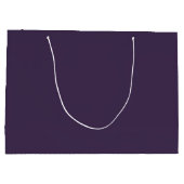 Groom Lila Elegante Moderne Geschenke Hochzeit Große Geschenktüte (Rückseite)