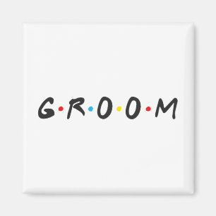 Groom Men Bachelor Party Hochzeitstag Groom zu sei Magnet