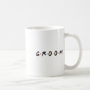 Groom Men Bachelor Party Hochzeitstag Groom zu wer Kaffeetasse