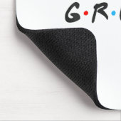 Groom Men Bachelor Party Hochzeitstag Groom zu wer Mousepad (Ecke)