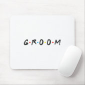 Groom Men Bachelor Party Hochzeitstag Groom zu wer Mousepad (Mit Mouse)