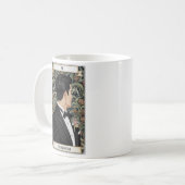 Groom Mug, Tarot Card Design in Yarn Art Style Kaffeetasse (Vorderseite Links)