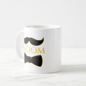 Groom Mustache und Bow-Krawatte Kaffeetasse (Vorderseite Links)