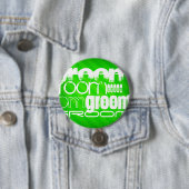 Groom; Neon grüne Streifen Button (Beispiel)