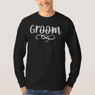 Groom Niedliche Verlobung Hochzeitsfeier Match 2 T-Shirt