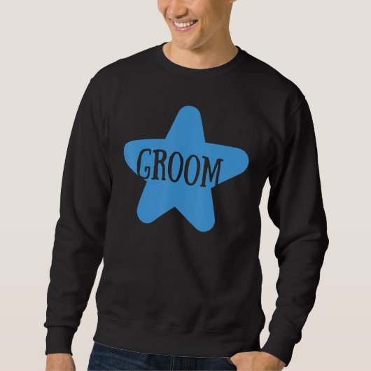 Groom Niedliche Verlobung Hochzeitsfeier Matching Sweatshirt (Vorderseite)