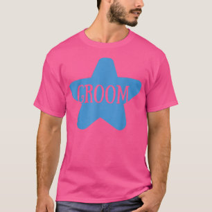 Groom Niedliche Verlobung Hochzeitsfeier Matching T-Shirt