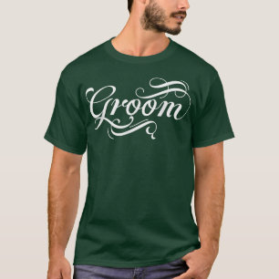 Groom Niedliche Verlobung Matching Newlyweds Bache T-Shirt