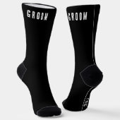 Groom oder Secret Message für Brillen auf den Sock Socken (Gewinkelt)
