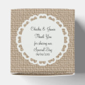 Groom Owls Art Wedding Zelt Gunst Box Geschenkschachtel (Oben)