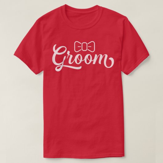 Groom Party Bachelor Wedding T-Shirt (Design vorne)