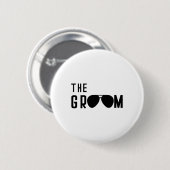 Groom - Party Probe Tag Sonnenschirme Funny Button (Vorne & Hinten)